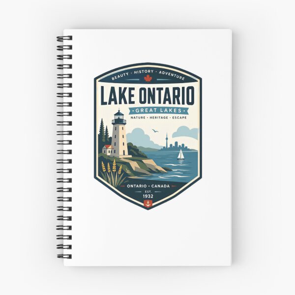 Item preview, Lake Ontario Great Lakes Ontario Canada Travel Heritage designed and sold by JonesFlora2025.