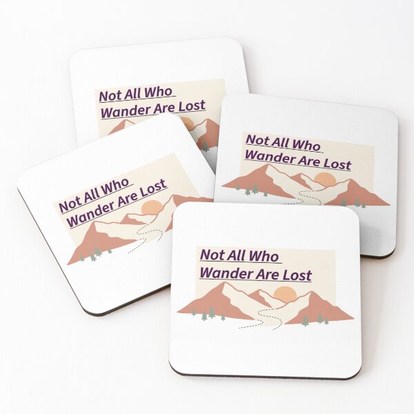 Item preview, Not All Who Wander Are Lost Travel Quote Design designed and sold by urchoice002.