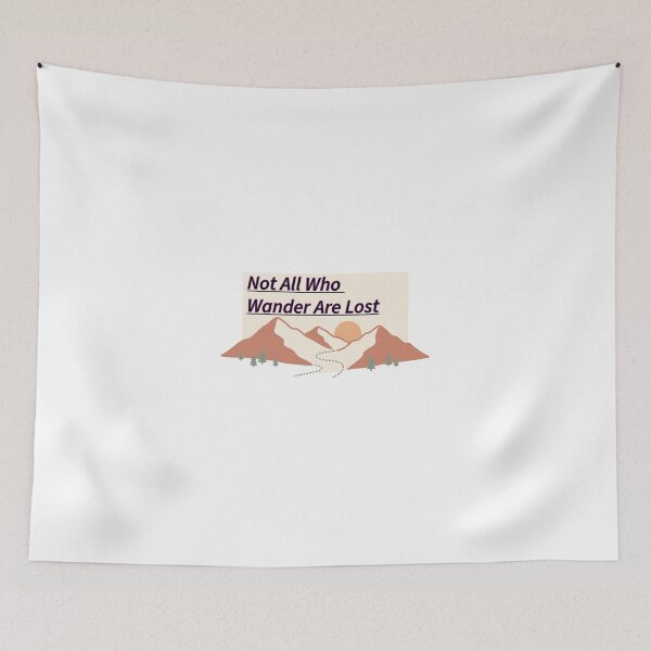 Item preview, Not All Who Wander Are Lost Travel Quote Design designed and sold by urchoice002.