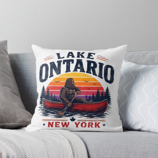 Item preview, Lake Ontario New York Bigfoot Canoeing Outdoor Adventure designed and sold by JonesFlora2025.