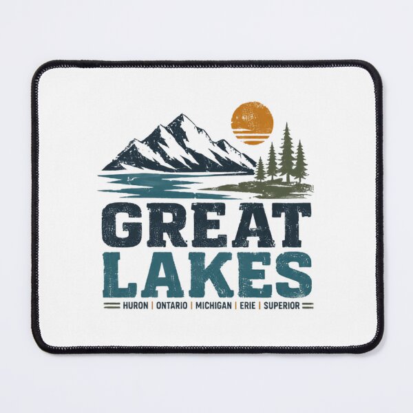 Item preview, Great Lakes Huron Ontario Michigan Erie Superior Lake Life Explorer designed and sold by Star3NowForMe.