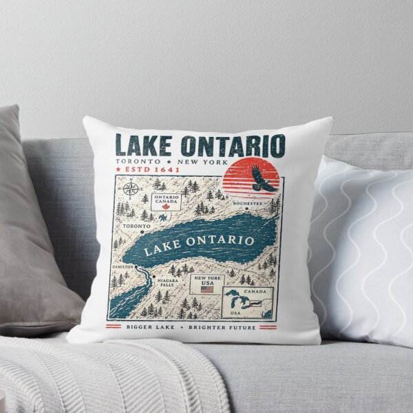 Item preview, Lake Ontario Great Lakes Canada New York Travel Souvenir designed and sold by JonesFlora2025.