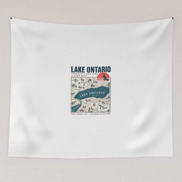 Item preview, Lake Ontario Great Lakes Canada New York Travel Souvenir designed and sold by JonesFlora2025.