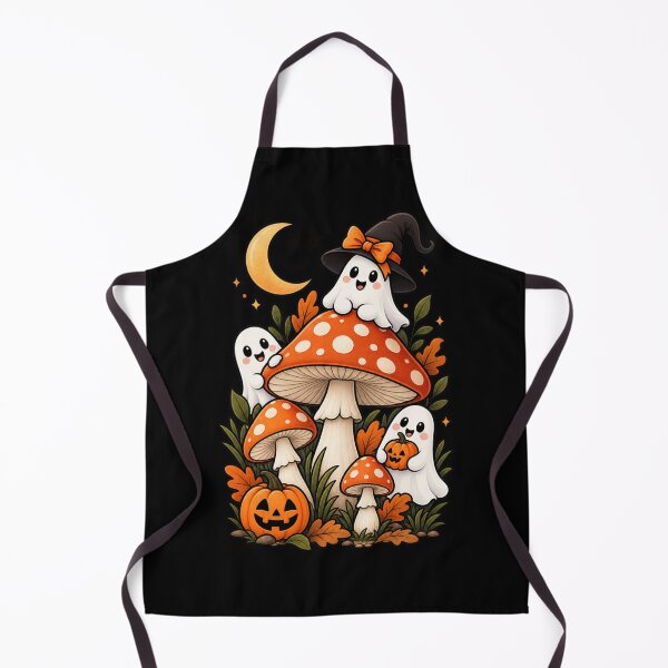 Item preview, Mushroom Lover Halloween Gift Cute Ghost Cottagecore Style designed and sold by Corvoria.