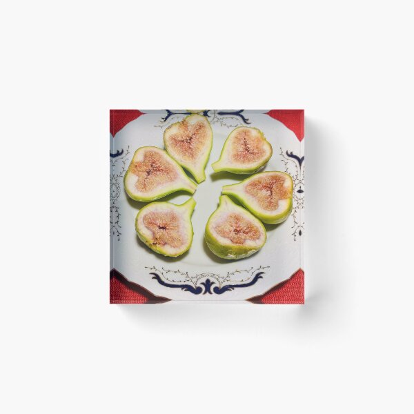 Item preview, Figs on elegant plate designed and sold by happytraveller1.