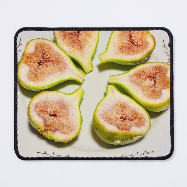 Item preview, Figs on elegant plate designed and sold by happytraveller1.