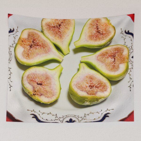 Item preview, Figs on elegant plate designed and sold by happytraveller1.