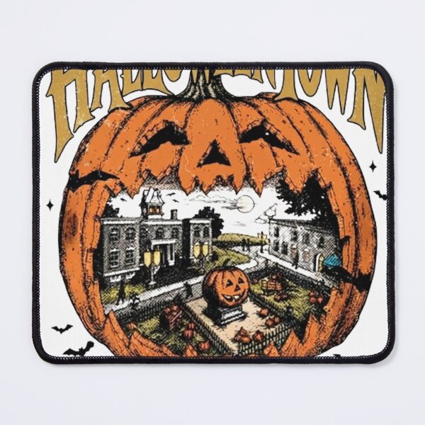 Item preview, Halloween Town Vintage Pumpkin Spooky Halloween Retro Design designed and sold by CreativeNest Prints.