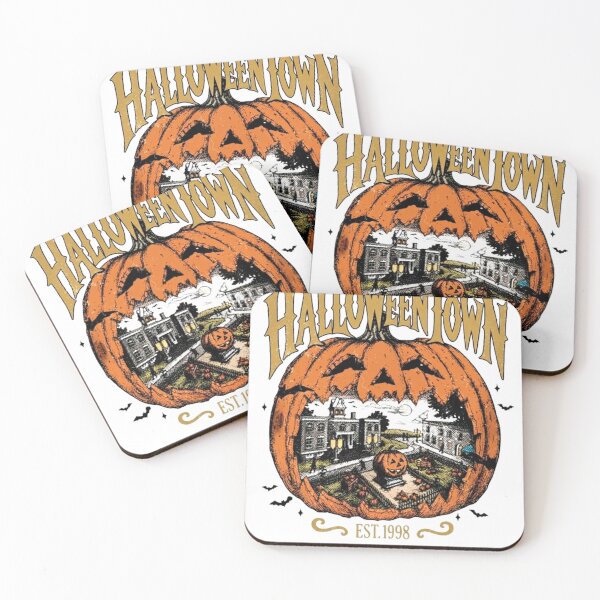 Item preview, Halloween Town Vintage Pumpkin Spooky Halloween Retro Design designed and sold by CreativeNest Prints.