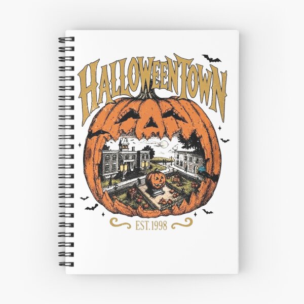 Item preview, Halloween Town Vintage Pumpkin Spooky Halloween Retro Design designed and sold by CreativeNest Prints.