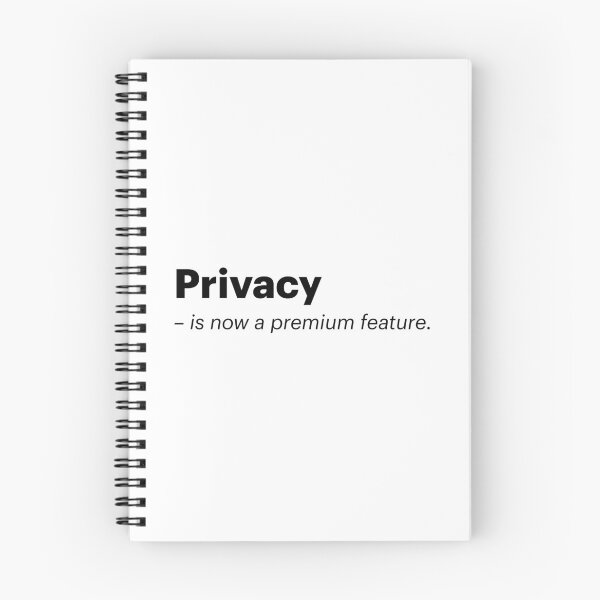 Item preview, Privacy is now a premium feature | Anti-AI Meme (Black text) designed and sold by STUDIO-72.