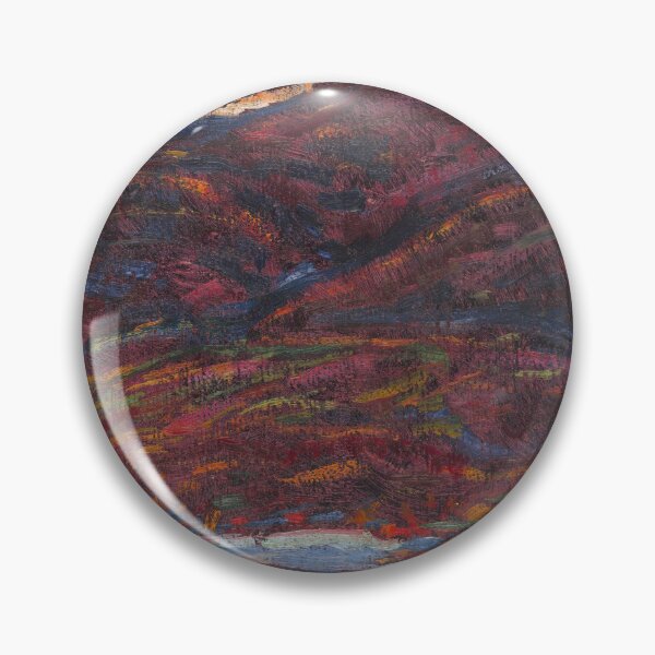 Item preview, Autumn foliage color mountain landscape New England painting print by Marsden Hartley designed and sold by Jéanpaul  Ferro.