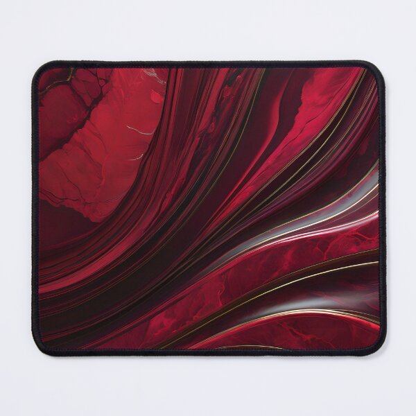 Item preview, Deep Crimson Marble Flow with Dramatic Curved Lines. designed and sold by MissYouONLY.