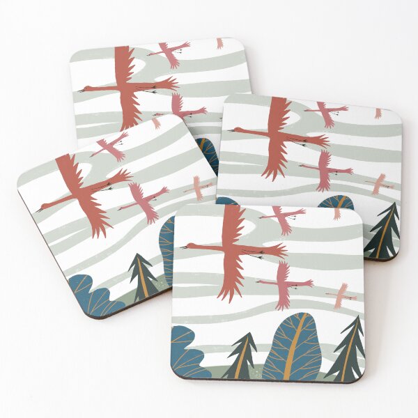Item preview, Cranes flying away designed and sold by byArek.