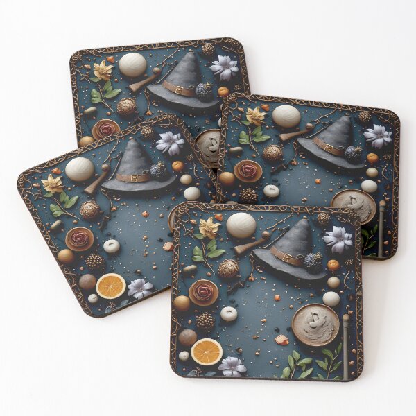 Item preview, Witchcore Botanical Herb Garden Flatlay Art designed and sold by Vhelir-Art.