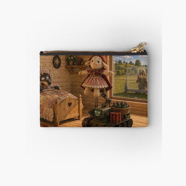 Item preview, Little Red Riding Hood and the Wolf Trap | Military Sheep designed and sold by VECINDARIO MULTIVERSO.