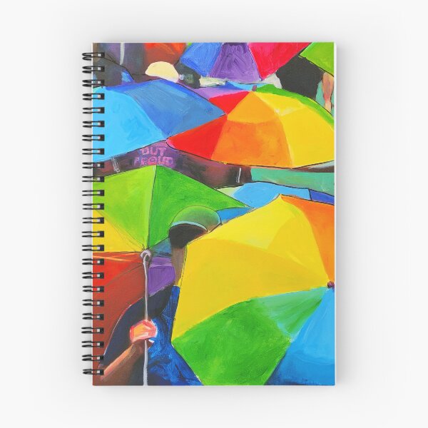 Item preview, Rainbow Umbrellas On Parade designed and sold by RDRiccoboni.