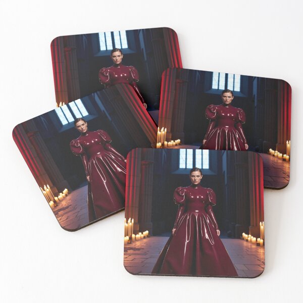Item preview, Burgundy Latex Dress – Gothic Romance Art designed and sold by Magic-Reality.