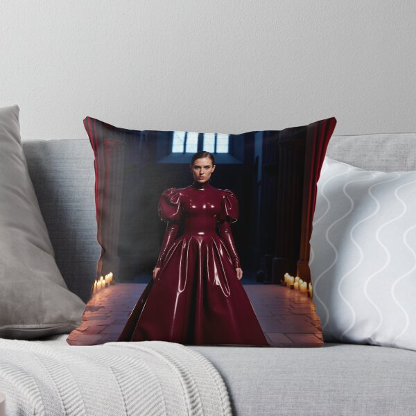 Item preview, Burgundy Latex Dress – Gothic Romance Art designed and sold by Magic-Reality.