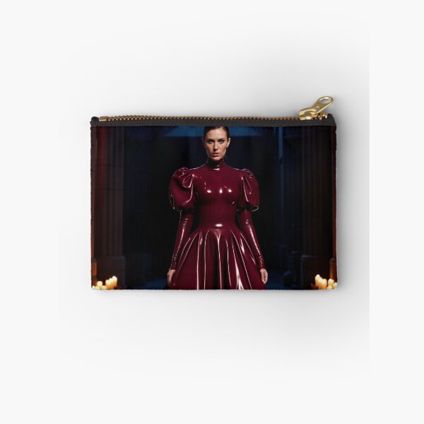 Item preview, Burgundy Latex Dress – Gothic Romance Art designed and sold by Magic-Reality.