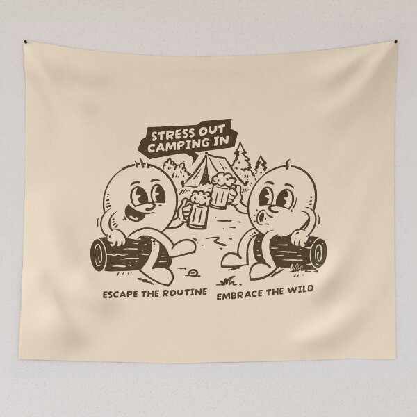Item preview, Stress Out Camping In – Funny Camping Adventure Design designed and sold by adipra.