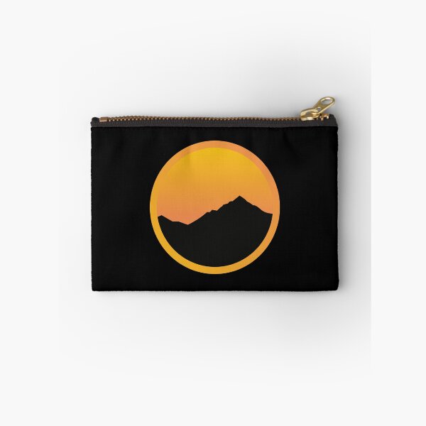 Item preview, Orange Sunset Mountain Silhouette Circle Design designed and sold by AhmedZouita.