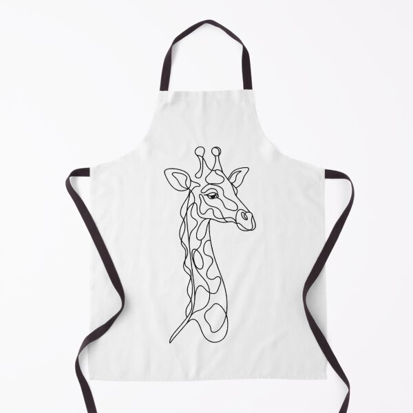 Item preview, Giraffe Minimal Line Art designed and sold by LineArtDrawing.
