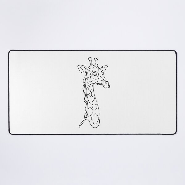 Item preview, Giraffe Minimal Line Art designed and sold by LineArtDrawing.