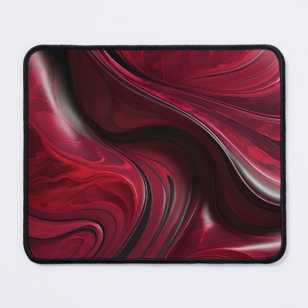 Item preview, Dark Scarlet Waves Shaped by Endless Fluid Motion. designed and sold by MissYouONLY.