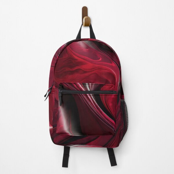 Item preview, Dark Scarlet Waves Shaped by Endless Fluid Motion. designed and sold by MissYouONLY.