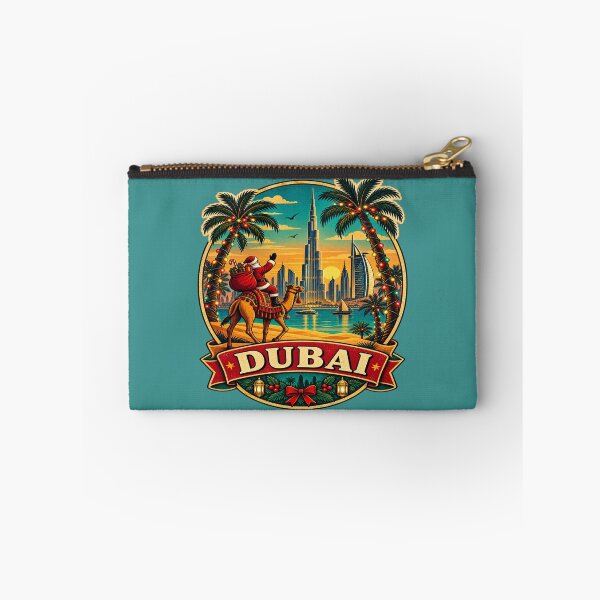 Item preview, Dubai Christmas Retro Travel Design – UAE Holiday Gift designed and sold by Globalcitytees.