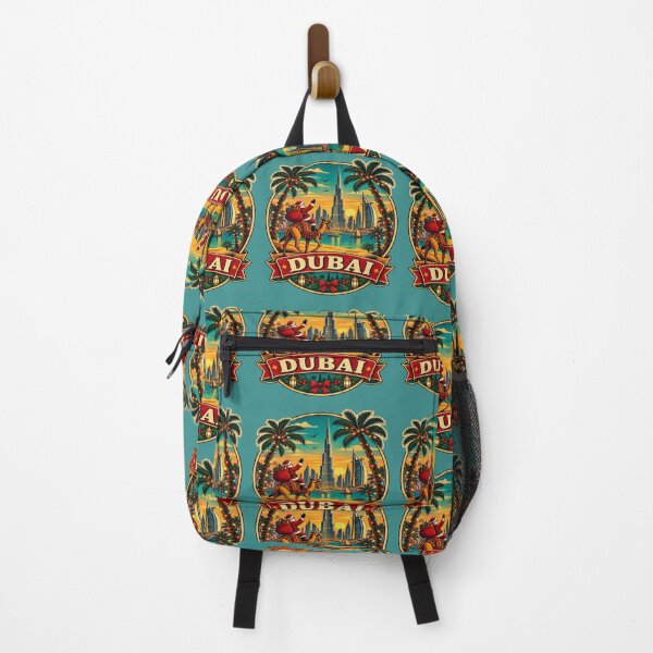 Item preview, Dubai Christmas Retro Travel Design – UAE Holiday Gift designed and sold by Globalcitytees.