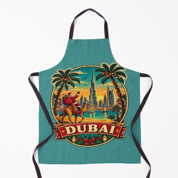 Item preview, Dubai Christmas Retro Travel Design – UAE Holiday Gift designed and sold by Globalcitytees.