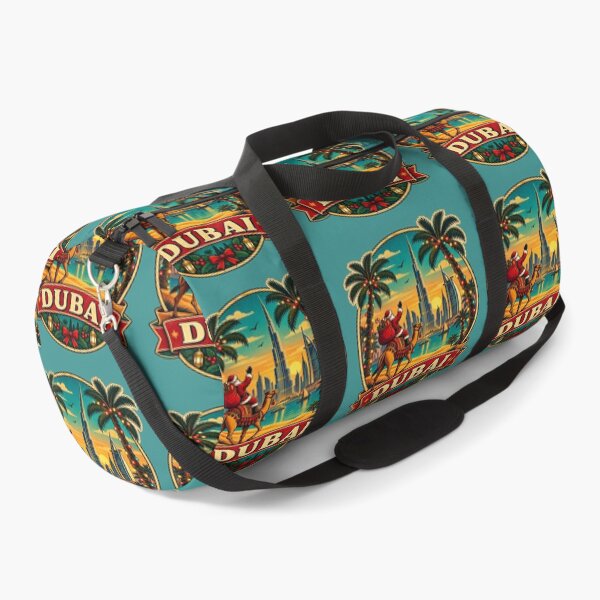 Item preview, Dubai Christmas Retro Travel Design – UAE Holiday Gift designed and sold by Globalcitytees.