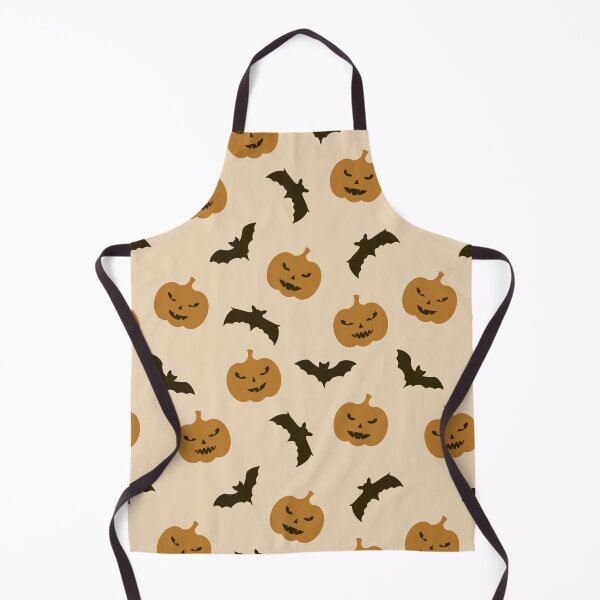 Item preview, Halloween Pumpkins and Bats on Beige Background designed and sold by CozyLittleShop.