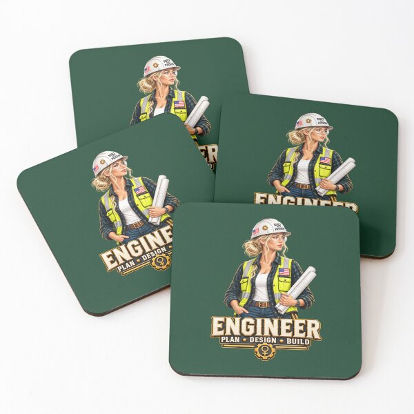 Item preview, Female Engineer – Plan Design Build | Women in Engineering designed and sold by HO•Designs.
