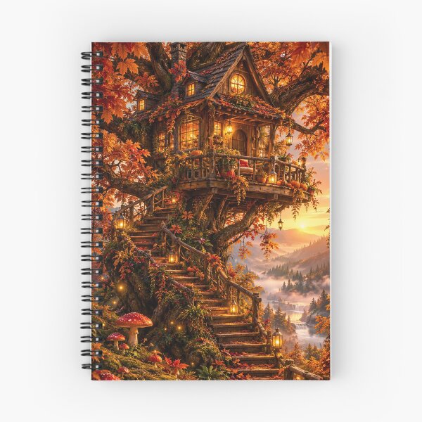 Item preview, Enchanted Autumn Treehouse ?? designed and sold by Gold&pixels.