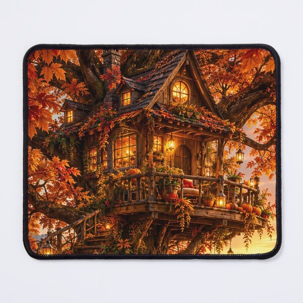 Item preview, Enchanted Autumn Treehouse ?? designed and sold by Gold&pixels.