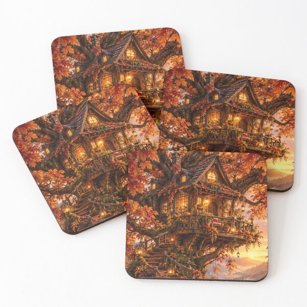 Item preview, Enchanted Autumn Treehouse ?? designed and sold by Gold&pixels.