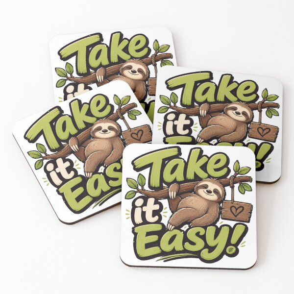 Item preview, Take It Easy Sloth – Cute Relaxing Animal Nature Design designed and sold by KalaAkari_99.