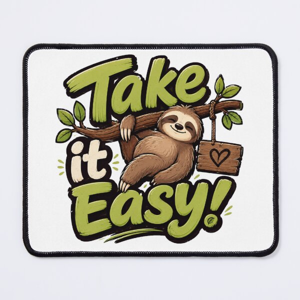 Item preview, Take It Easy Sloth – Cute Relaxing Animal Nature Design designed and sold by KalaAkari_99.