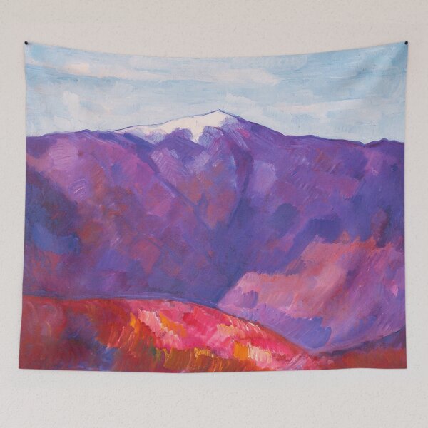 Item preview, White Top Mountain, New Hampshire alpine autumn foliage landscape painting by Marsden Hartley designed and sold by Jéanpaul  Ferro.