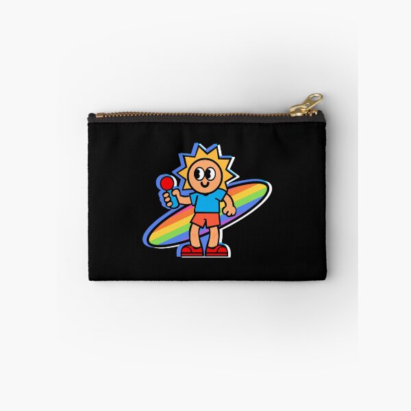 Item preview, Sunny Cartoon Character With Rainbow Surfboard Design designed and sold by AhmedZouita.