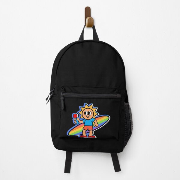 Item preview, Sunny Cartoon Character With Rainbow Surfboard Design designed and sold by AhmedZouita.
