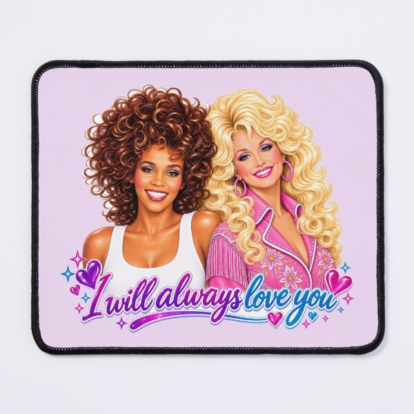Item preview, Whitney Houston Dolly Parton Tribute designed and sold by OuterFuselage.