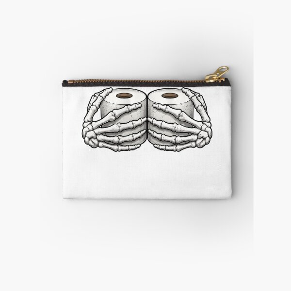 Item preview, Funny Fake Boobs Skeleton, Toilet Paper Boobs, Halloween Dark Humor, Spooky Skeleton designed and sold by CatiaStudioArt.