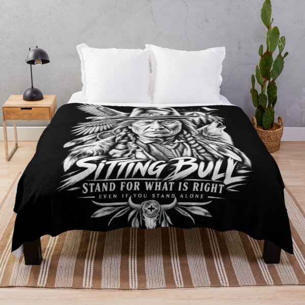Item preview, Sitting Bull White Edition designed and sold by Shirts And Clothing XXX.