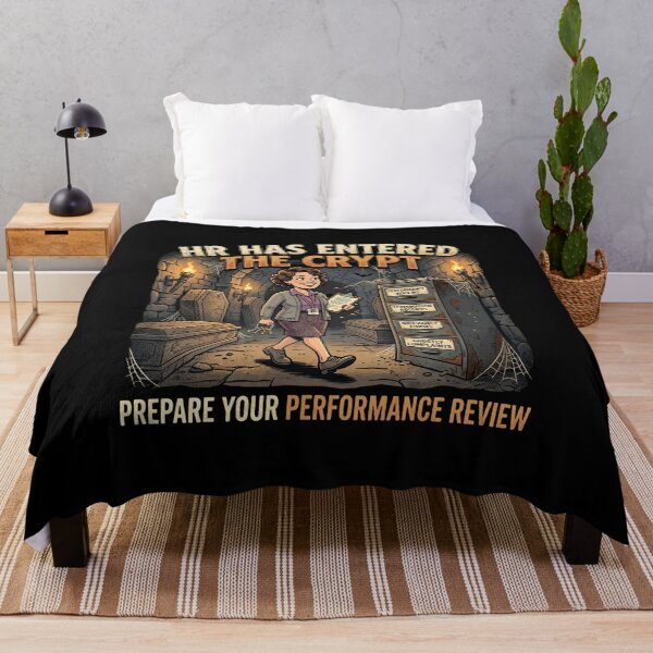 Item preview, HR Has Entered the Crypt Performance Review Horror designed and sold by ViviArtix.