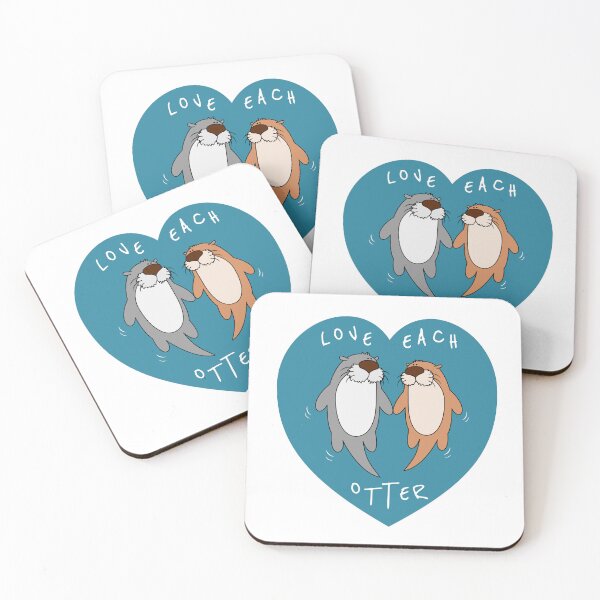 Item preview, Love Each Otter designed and sold by tentihandmade.