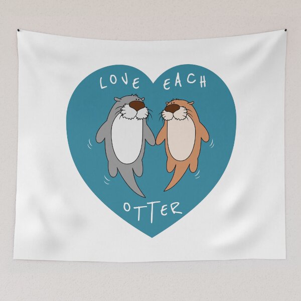 Item preview, Love Each Otter designed and sold by tentihandmade.